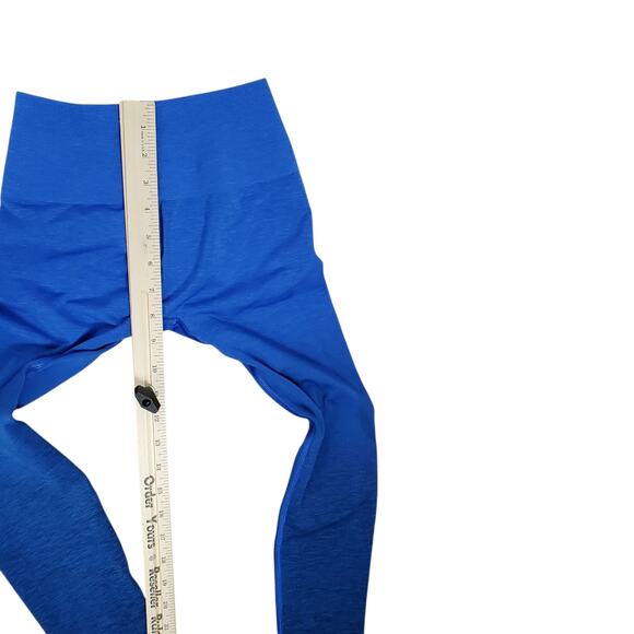 Alphalete Amplify Leggings Womens XS Ombre Blue Moonlight Butt Scrunch Seamless - Picture 13 of 14